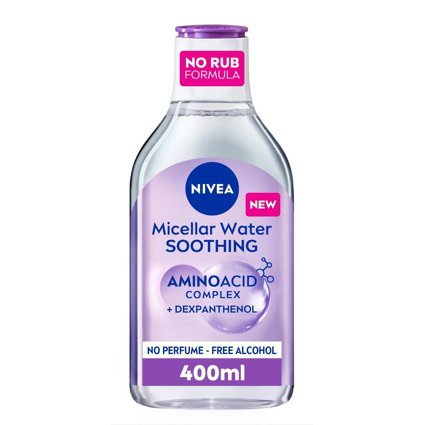 NIVEA Face Micellar Water, Makeup Remover, All Skin Types, 400ml